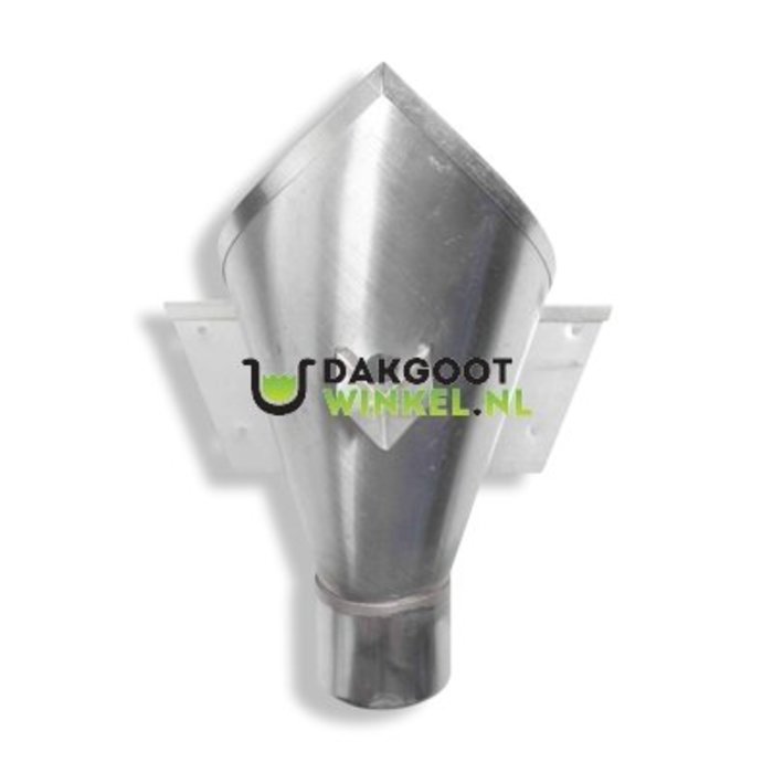 Rheinzink Zinken vergaarbak 60 mm rond - model peperzak/trechter (Rheinzink)