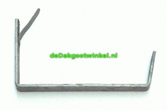 Rheinzink Gegalvaniseerde muurbeugel bakgoot B37 met tapgat t.b.v. hoeklijn (NedZink)