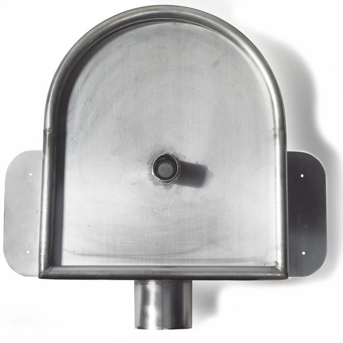 Rheinzink Zinken vergaarbak 80 mm rond - model Oud Amsterdam (Rheinzink)