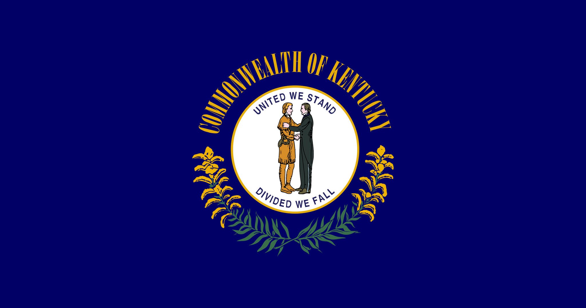 Flag Of Kentucky Image And Meaning Kentucky Flag Country Flags 5912