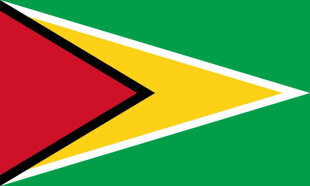 Drapeau du Guyana, image et signification drapeau de Guyana country flags