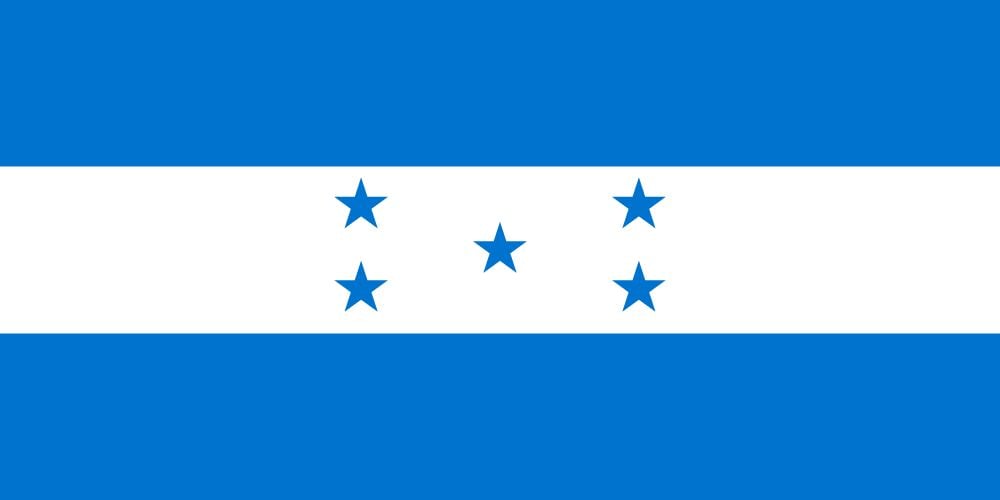 Flag of Honduras image and meaning Honduras flag - country flags