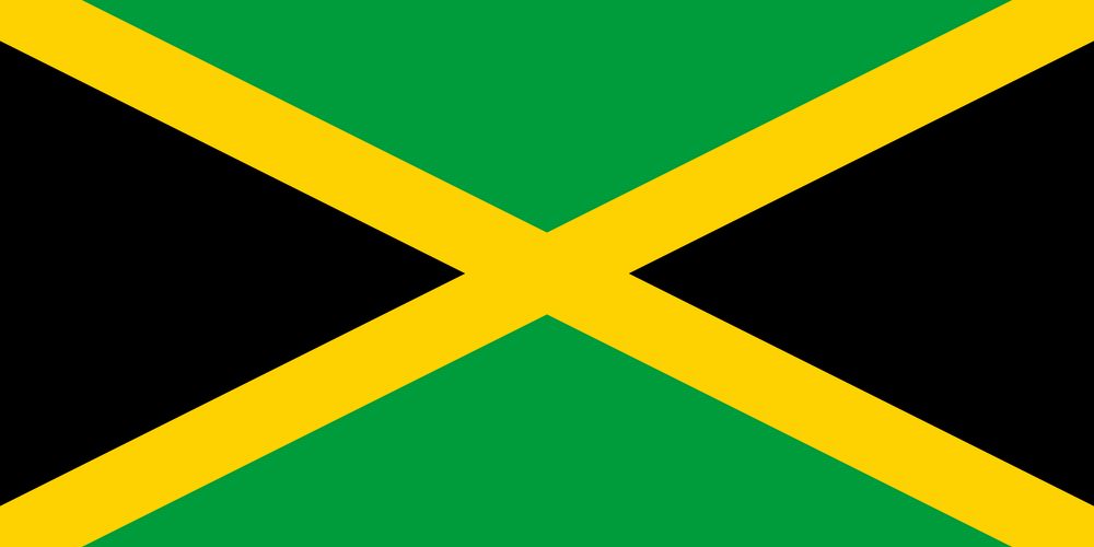 Drapeau de la Jamaïque, image et signification drapeau de Jamaïque