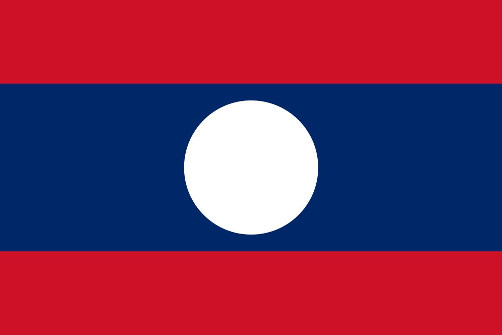 le laos drapeau