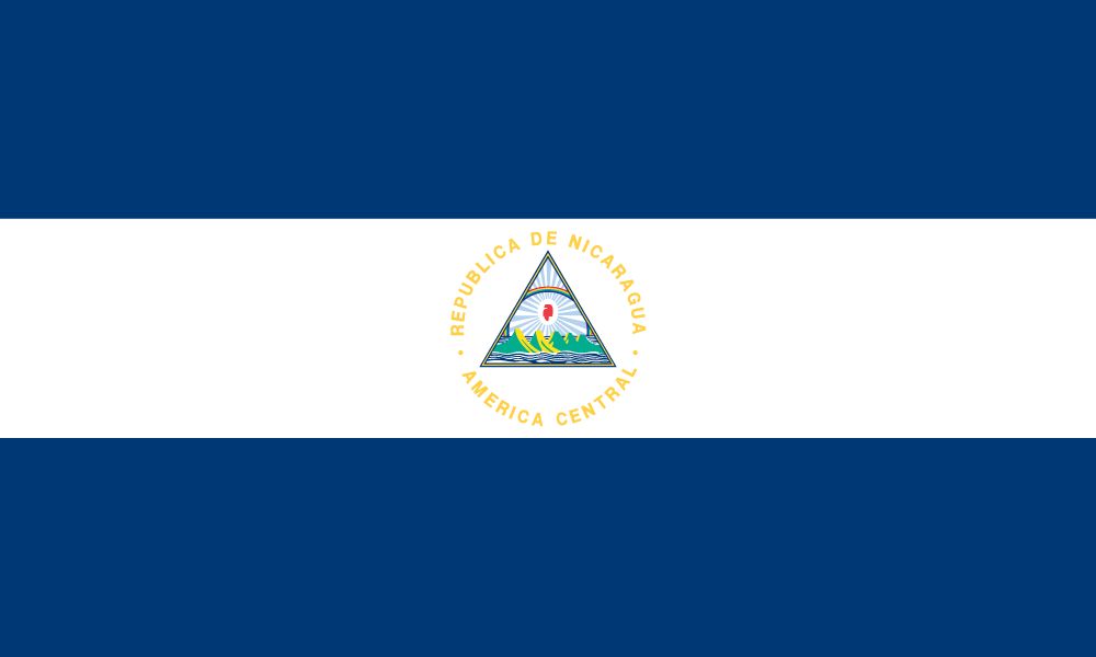 Printable Nicaragua Flag - Printable World Holiday