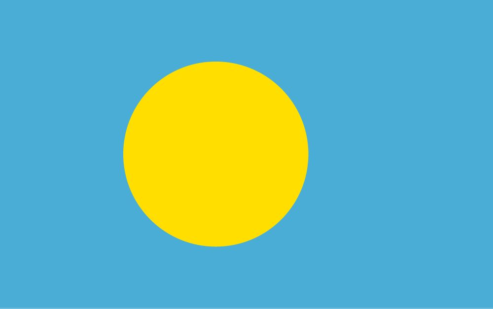 Drapeau de Palau, image et signification drapeau de Palau country flags