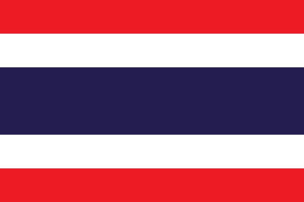 Vlag van Thailand afbeelding en betekenis Thaise vlag - country flags