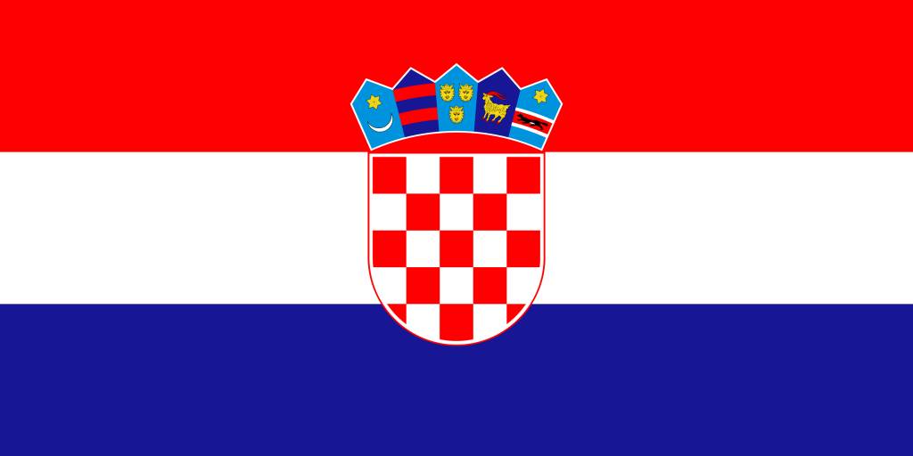 Vecteur drapeau de Croatie - country flags