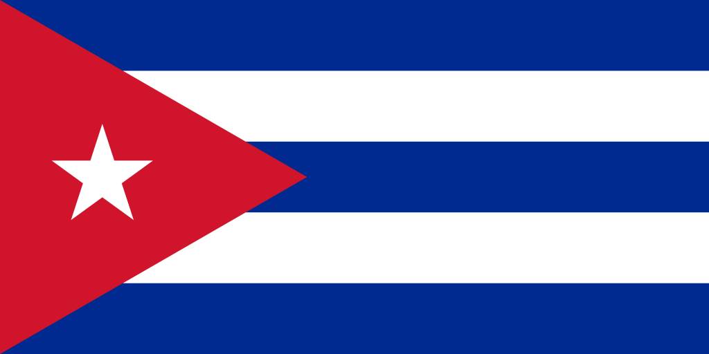 Cuba flag vector - country flags