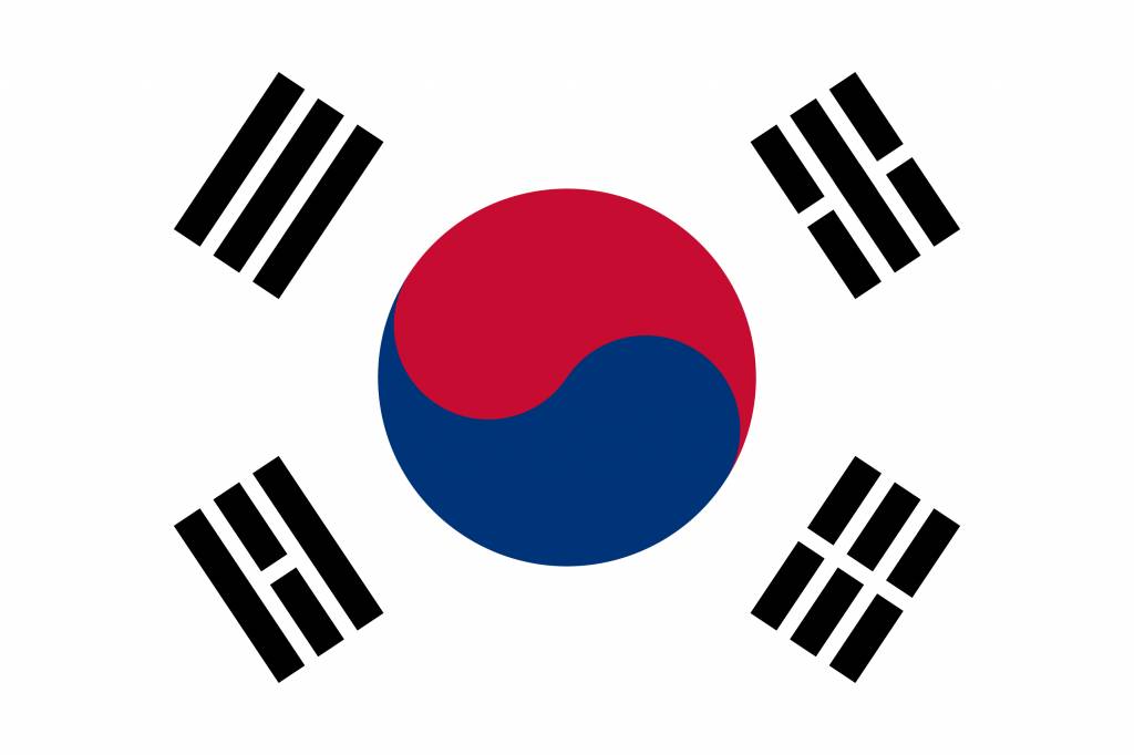 South Korea flag icon - country flags