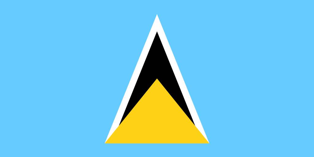 Download Saint Lucia flag vector - country flags