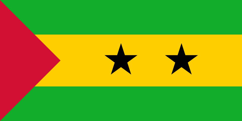 São Tomé and Príncipe flag vector - country flags