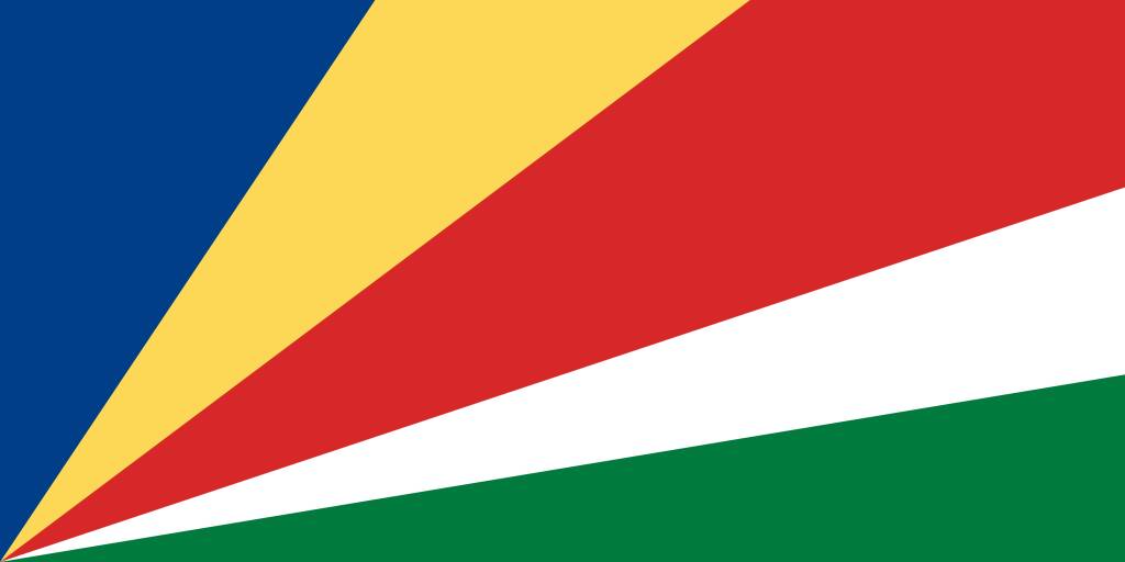 Vecteur drapeau des Seychelles - country flags