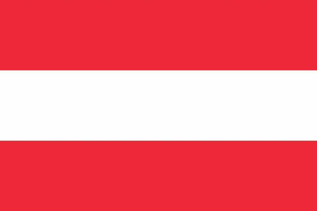 Austria flag coloring - country flags