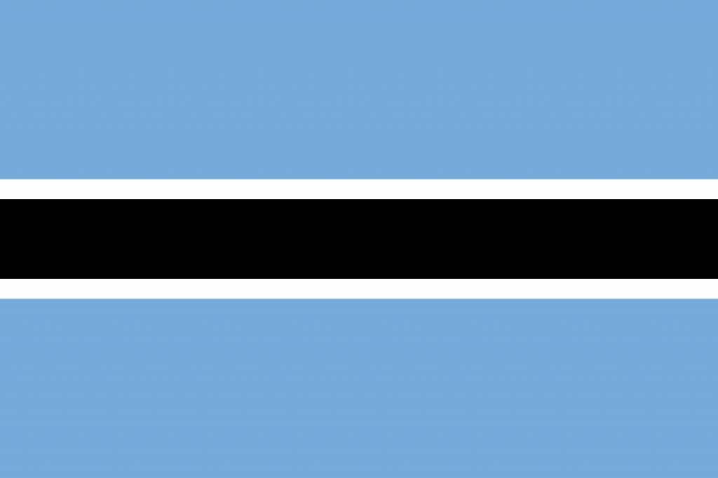 Download Botswana flag coloring - country flags