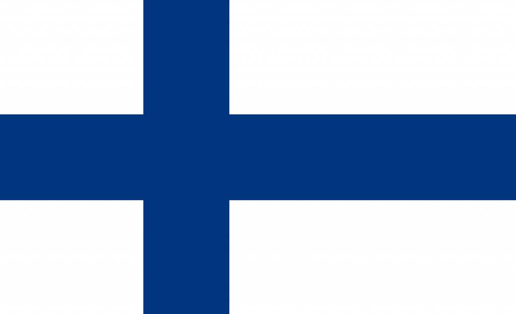 Flagge von Finnland anmalen country flags Flagge von Finnland anmalen country flags