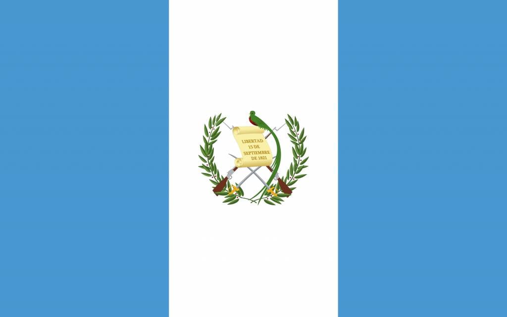 Guatemala flag coloring - country flags