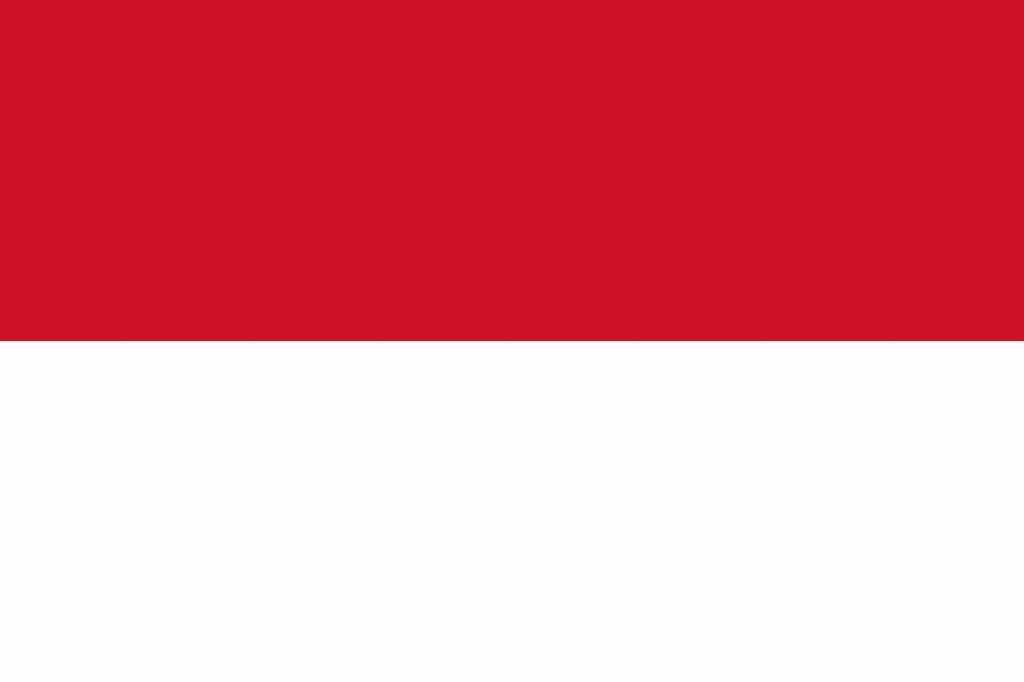Indonesia flag coloring - country flags