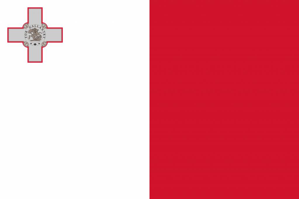Malta flag coloring - country flags