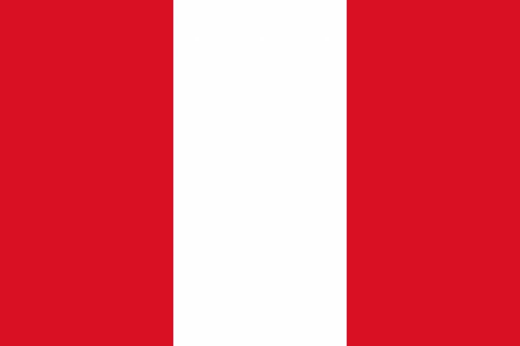 Peru Flag Coloring Country Flags