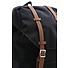 Black and brown backpack