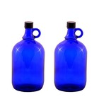 aquaRevitaliser Gallonflasche aus blau-violettes Glas mit Schraubdeckel