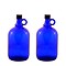 aquaRevitaliser Gallonflasche aus blau-violettes Glas mit Schraubdeckel