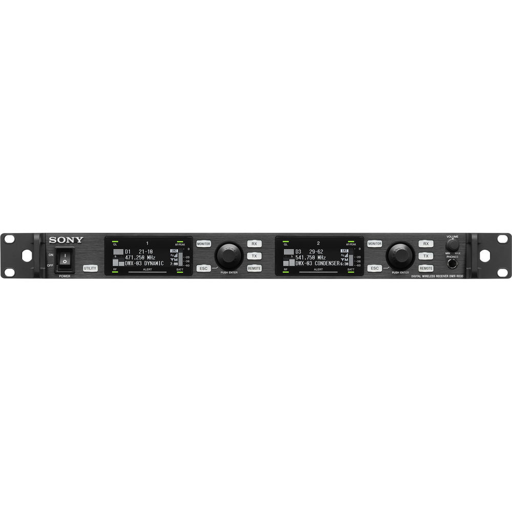 DWRR03D, DWX Series Rackmount Receiver, 2channel, wideband 244MHz