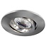 Set van 3 stuks Inbouw LEDspot Parijs, Warm wit licht, dimbaar, 8 Watt, kantelbaar, RVS