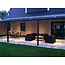 Set van 3 stuks dimbare mini inbouwLEDspot, warm wit, 1x3W Kantelbaar IP44 WITTE uitvoering