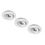 Set van 3 stuks dimbare mini inbouwLEDspot,  3 Watt, IP44