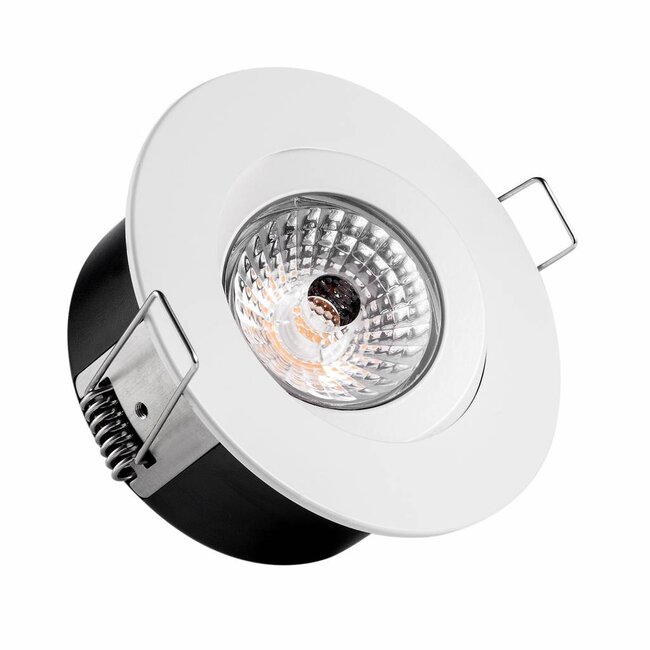 LED inbouwspot Gyro 8W, dimbaar en 360 graden richtbaar, IP44