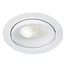 Set van 3 stuks inbouw Ledspot Kiel, 5 Watt, Warmwit, Dimbaar, 420 Lumen, kantelbaar, richtbaar. Witte uitvoering