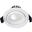 Set van 4 stuks inbouw Ledspot Kiel, 5 Watt, Warmwit, Dimbaar, 420 Lumen, kantelbaar, richtbaar. Witte uitvoering