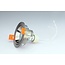 Philips Set van 6 Rvs LED inbouwspot 2,8 Watt dimbaar (dim to warm) , kantelbaar, warmwit licht.