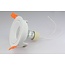 Philips Set van 6, witte LED inbouwspot 4,9W dimbaar (dim to warm), kantelbaar, warmwit licht.