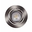 Set van 6 Inbouw Ledspot Dublin RVS Kleur 6 Watt, Dimbaar Warm Wit IP44
