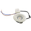 Set van 3 stuks, inbouw Ledspot Slim, 6 Watt, Dimbaar Warm Wit, geschikt voor de badkamer: IP44