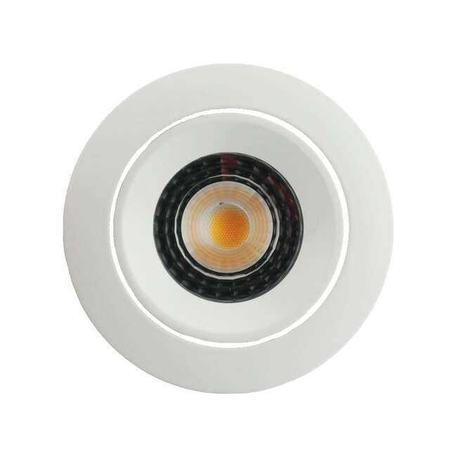 Set van 6 stuks, inbouw Ledspot Slim, 6 Watt, Dimbaar Warm Wit, geschikt voor de badkamer: IP44