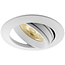 Set van 4 stuks, inbouw Ledspot Slim, 6 Watt, Dimbaar Warm Wit, geschikt voor de badkamer: IP44