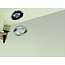 Complete set van 3 stuks Witte Badkamer Inbouw LED spot Kreta 8W, dimbaar (IP65)