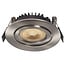 Set van 6 Inbouw Ledspot Dublin RVS, 6 Watt, Dimbaar Warm Wit IP44