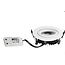 Set van 4 Inbouw Ledspot Dublin Wit, 6 Watt, Dimbaar Warm Wit IP44