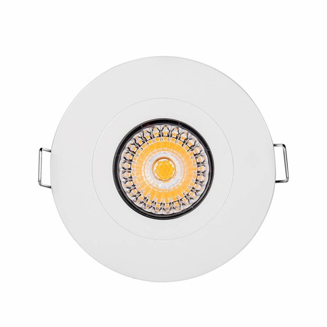 Set van 3 stuks LED inbouwspot Gyro 8W, dimbaar en 360 graden richtbaar