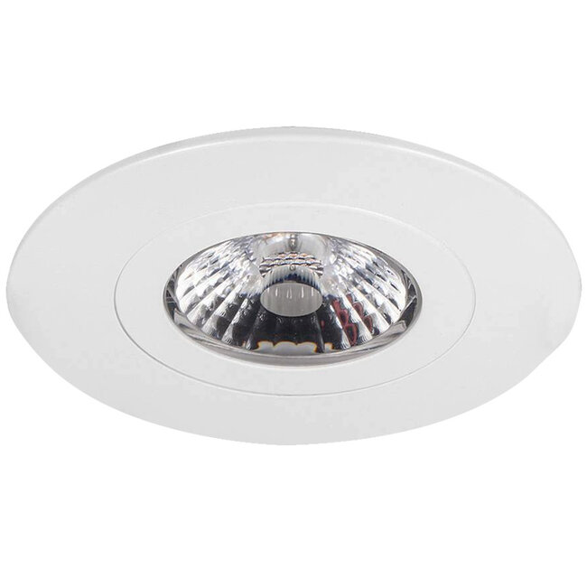 Set van 3 stuks LED inbouwspot Gyro 8W, dimbaar en 360 graden richtbaar