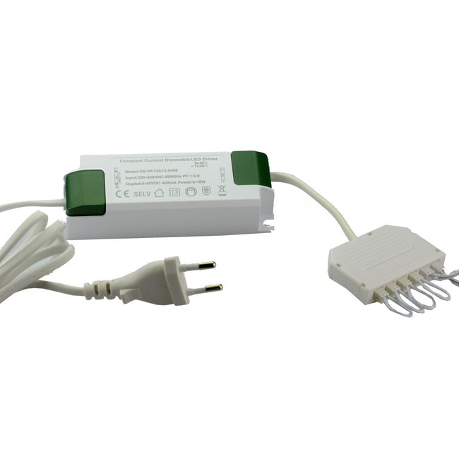 Set van 4 Cabinet Led Opbouwspot warm wit, zwarte uitvoering IP44, dimbaar