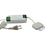 Set van 2 Cabinet Led Opbouwspot warm wit, witte uitvoering IP44, dimbaar