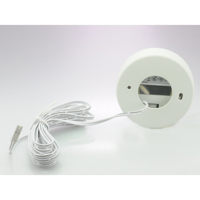 Set van 4 Cabinet Led Opbouwspot warm wit, witte uitvoering IP44, dimbaar
