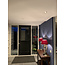 Set van 4 stuks Inbouw LEDspot Parijs, Warm wit licht, dimbaar, 8 Watt, kantelbaar, RVS