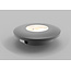Set van 2 Cabinet Led Inbouwspot warm wit, zwarte uitvoering IP44, dimbaar
